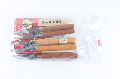 Lot 2995 - 2 x Lee bullet molds plus 3 long handled molds...