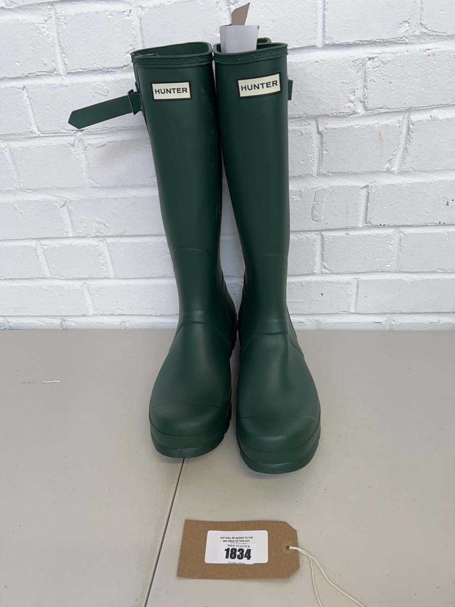 Lot Hunter cascade side wellies size UK 12