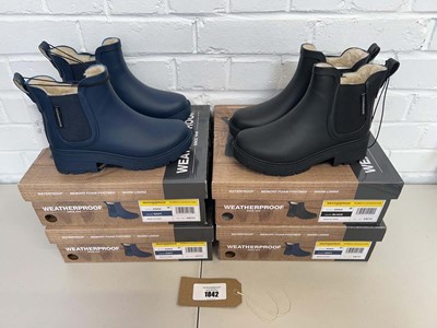 Lot x4 boxed pairs of Weatherproof memory foam...