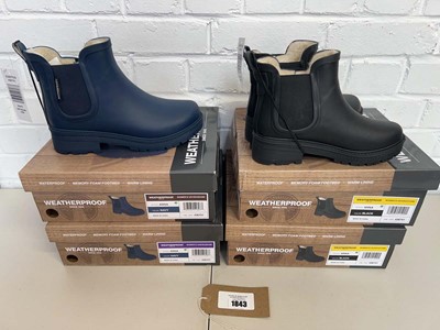 Lot x4 boxed pairs of Weatherproof memory foam...