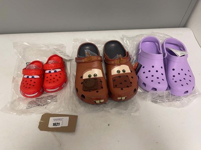 Lot 1621 - 3x Pairs of Crocs in various styles