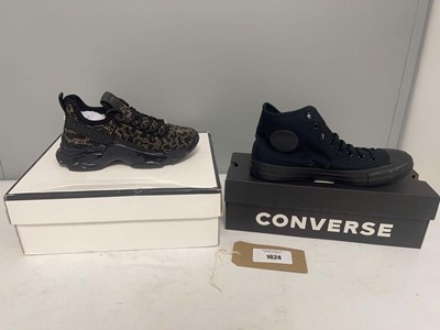 Lot 1624 - 2x Boxed pairs of trainers to include Converse...
