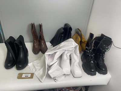 Lot 1630 - 6x Pairs of boots in various styles