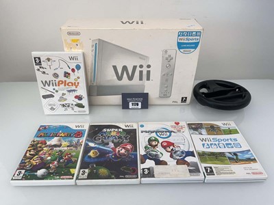 Lot 1179 - Nintendo Wii in box together with 5x games to...