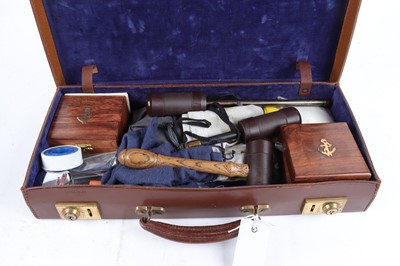 Lot 1388 - Muzzle loading pistol accessories and cleaning...