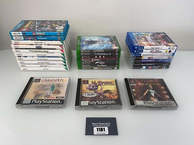 Lot 1181 - Qty of games for various consoles to include...