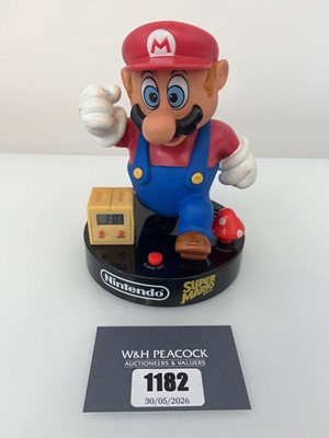 Lot 1182 - Zeon Nintendo Super Mario Talking Alarm Clock
