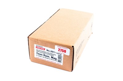Lot 2750 - (S1) 200 x 7mm Rem. Mag. Norma 150gr rifle...