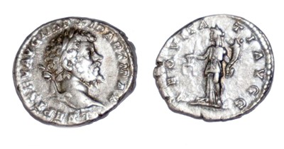 Lot Group of Septimius Severus denarius coins,...