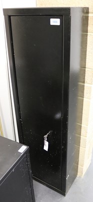 Lot 1406 - 7 gun air rifle security cabinet, with keys,...