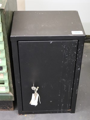 Lot 1410 - Metal ammunition safe with internal lockable...