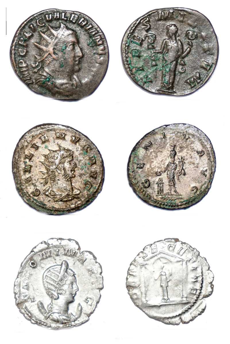 Lot Group of antoninianus roman coins (10),...