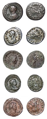 Lot Group of antoninianus roman coins (10),...