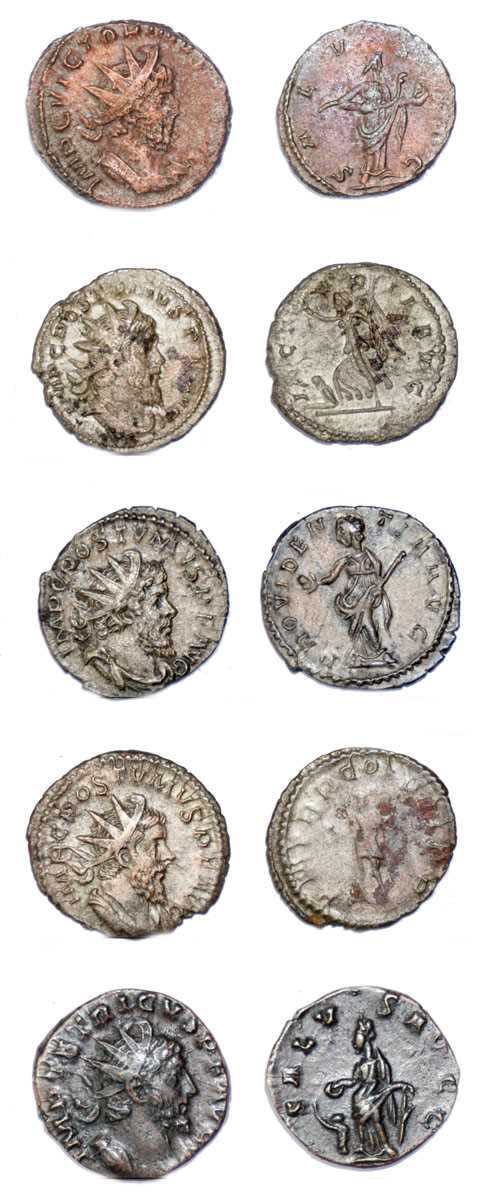 Lot Group of antoninianus roman coins (10),...