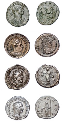 Lot Group of antoninianus roman coins (10),...