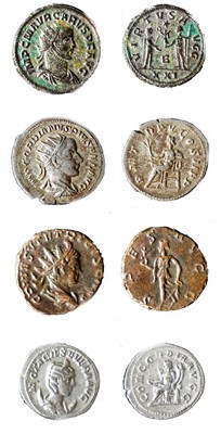 Lot Group of antoninianus roman coins (8),...