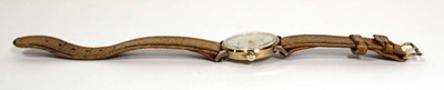 Lot 487 - A gentleman's 9ct yellow gold Revue wristwatch...