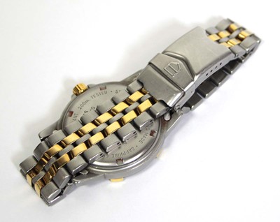 Lot 488 - A unisex stainless steel wristwatch by Tag...