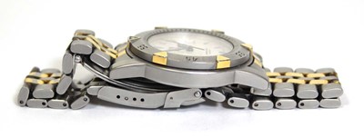 Lot 488 - A unisex stainless steel wristwatch by Tag...