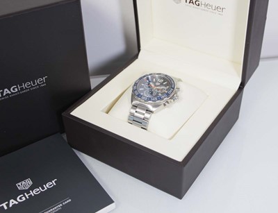 Lot 489 - A gentleman's stainless steel Formula 1...
