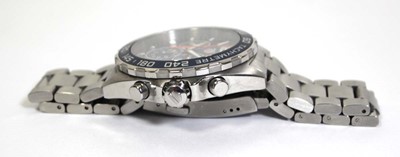 Lot 489 - A gentleman's stainless steel Formula 1...