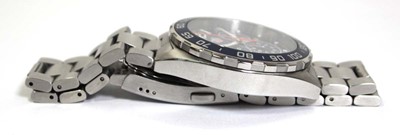 Lot 489 - A gentleman's stainless steel Formula 1...