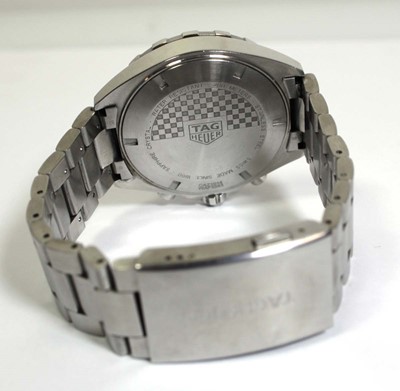 Lot 489 - A gentleman's stainless steel Formula 1...