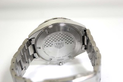 Lot 489 - A gentleman's stainless steel Formula 1...