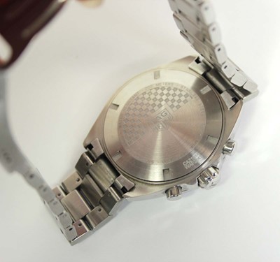 Lot 489 - A gentleman's stainless steel Formula 1...