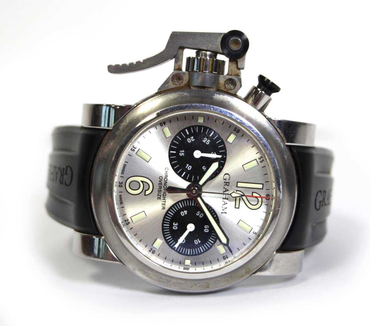 Lot 490 - A gentleman's stainless steel Chronofighter...