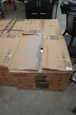 Lot 2015 - Boxed Nexgrill 3 burner stainless steel gas BBQ