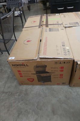 Lot 2016 - Boxed Nexgrill 3 burner stainless steel gas BBQ
