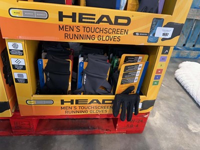 Lot 1696 - Box containing a qty of Head men's touchscreen...