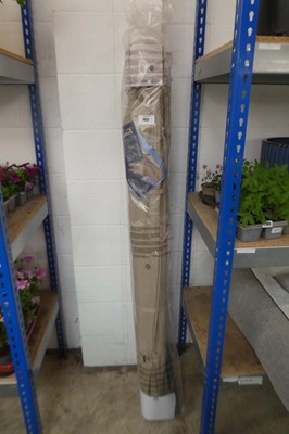 Lot 2037 - Packaged beige cloth wind-up garden parasol...