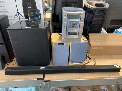 Lot 1417 - Sanyo motorized CD door system with 2 sub...
