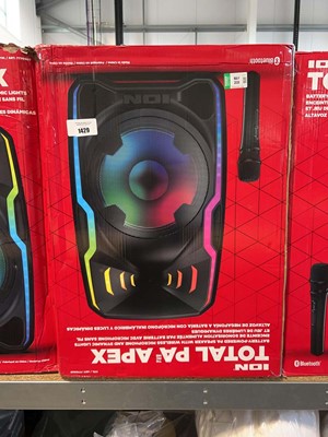 Lot 1429 - Boxed Ion Total PA Apex bluetooth speaker