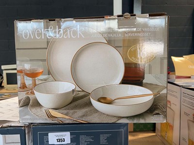 Lot 1354 - Over & Back dinnerware set