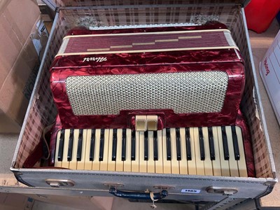 Lot 1465 - Alvari piano accordion in case