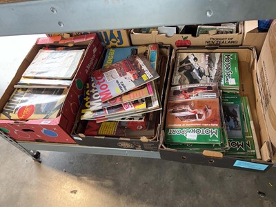 Lot 1467 - 3 crates of motor magazines
