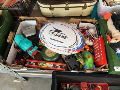 Lot 1471 - 4 crates of various toys and CDs