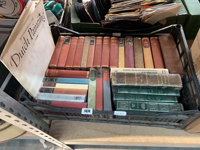 Lot 1474 - Crate of vintage books incl. The Three...