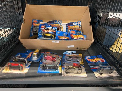 Lot 1484 - Box of Hot Wheels packaged vehicles