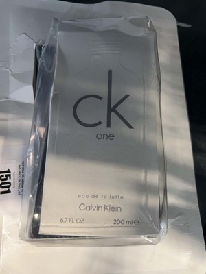 Lot 1501 - Boxed Calvin Klein One eau de toilette 200ml