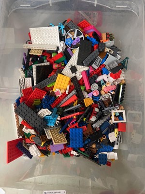 Lot 365 - A PVC box of mixed Lego