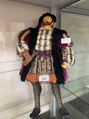 Lot 368 - A King Henry VIII dressed doll