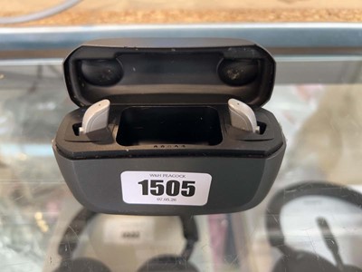 Lot 1505 - Pair of Resound hearing aids plus charger in...