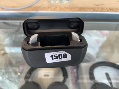 Lot 1506 - Pair of Resound hearing aids plus charger in...