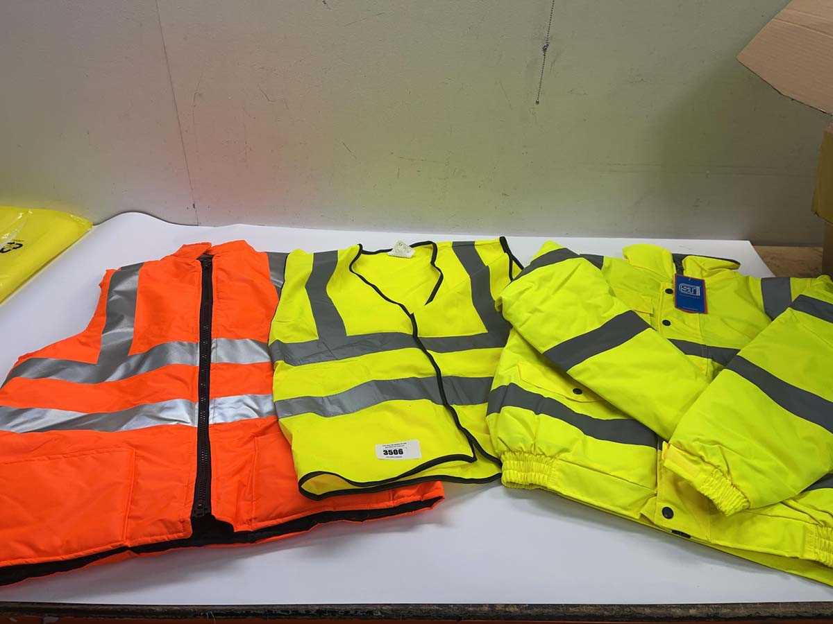 Lot 2 Boxes of Hi Viz jackets and gilets