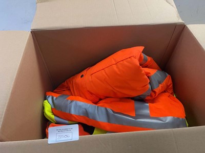 Lot 2 Boxes of Hi Viz jackets and gilets