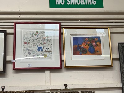 Lot 55 - A framed and glazed limited edition print...